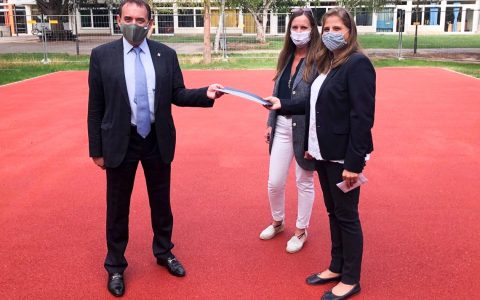 5.000 Euro für neue Sportanlage an der Otto-Stückrath-Schule