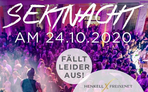 Sektnacht 2020 fällt aus