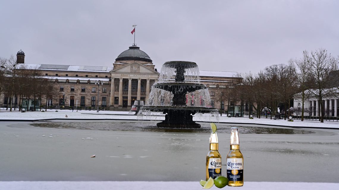 Alkoholverbort in der Öffentlichkeit auf belebten Plätzen