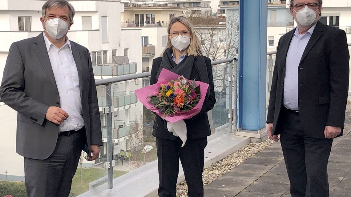 Oberbürgermeister Gert-Uwe Mende, Bernadette Boot, Rainer Emmel