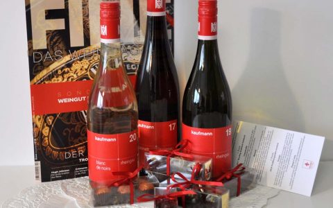 K & K, Pralinen und Wein