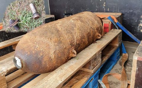 Weltkriegsbombe Graeselberg