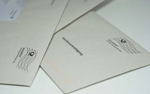 Wahlbenachrichtigung zur Bundestagswahl/Landtagswahl wird zugestellt