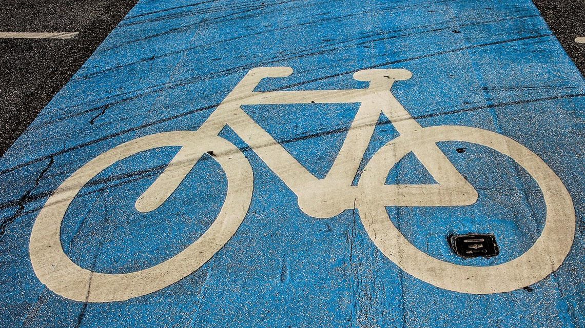 Fahrrad: Radweg Piktogramm