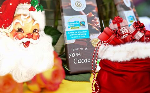 Nikolaus kommt in die Innenstadt