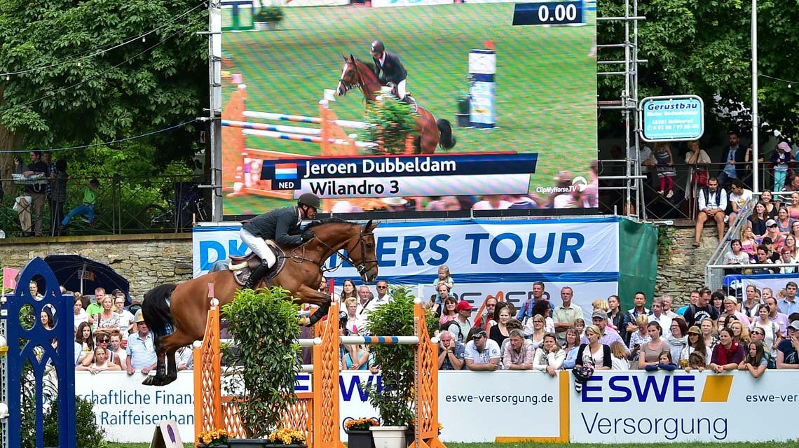 Jeroen Dubbeldam bei em Großen Preis des Ministerpräsidenten