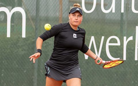 Natasja Schunk (GER) bei den WTO Wiesbaden Tennis Open
