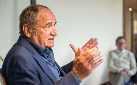 Holger Weinert beim Talk
