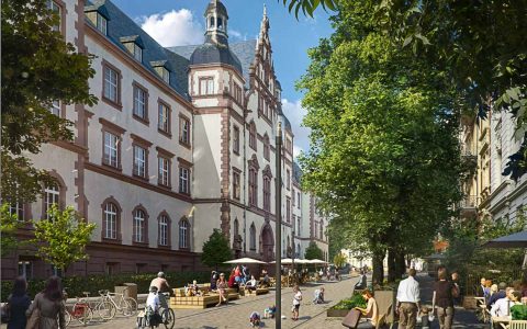Altes Gericht, Neugestaltung Gerichtstraße