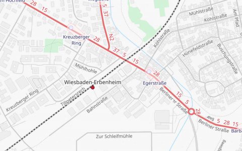 Neue Haltestelle: „Bahnhof Erbenheim”