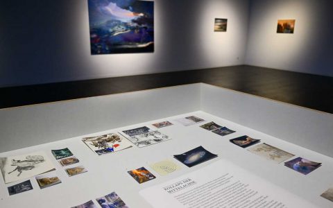 Nick in die Ausstellung von Nina Sten-Knudsen