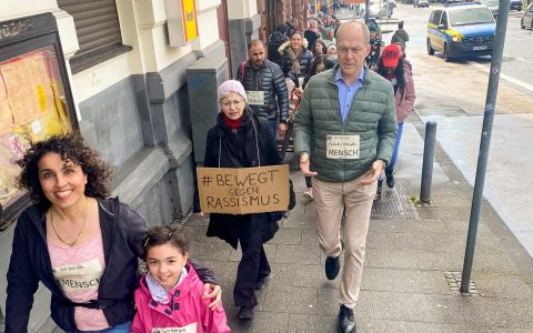 Spaziergang gegen Rassismus