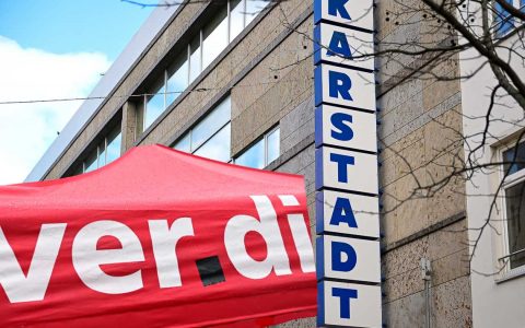 Galeria Karstadt werden bestreikt