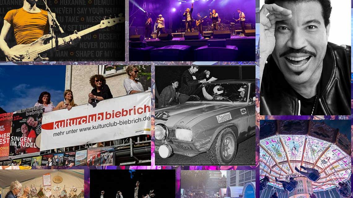 Lionel Richie, Sting, Veranstaltungen im Juni