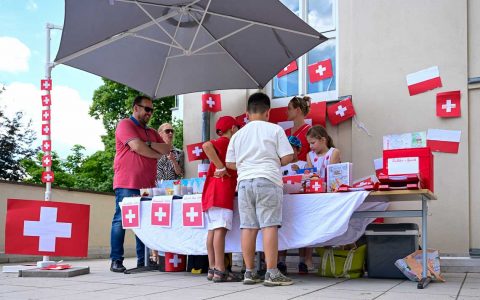 Sommerfest der Europa-Schule Drt. Obermayer in der Bierstadter Straße.