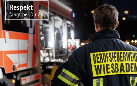 Feuerwehr, ESWE-Mitarbeiter, Rettungskräfte, Respekt fängt bei Dir an.