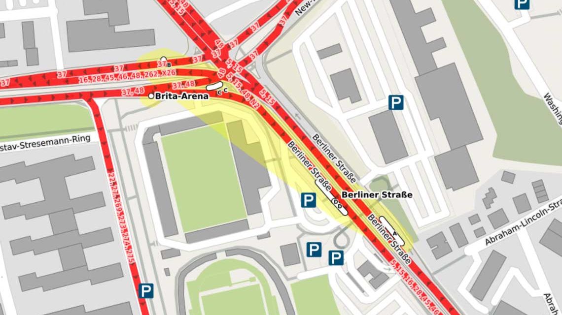Haltestelle Berliner Straße