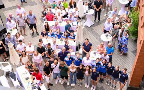 Sportlerehrung im Neuen Rathaus im Innenhof