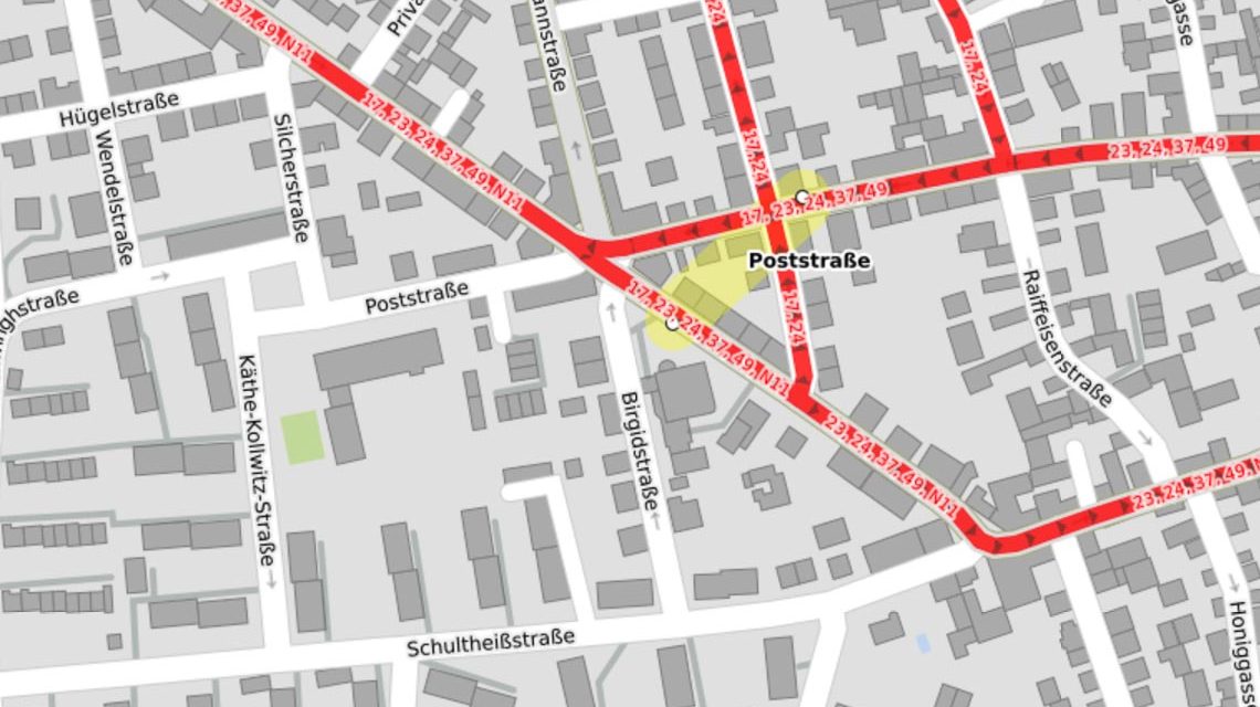 Poststraße in Bierstadt