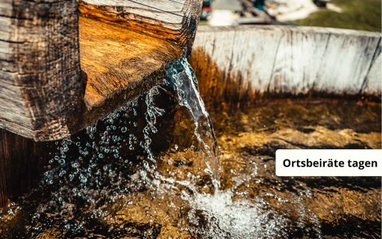 Wasserspielplati im Ortsbeirat