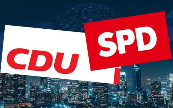 Groß Koalition in Hessen: CDU und SPD.