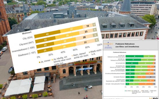 Klima- und Umweltschutzmaßnahmen im Alltag der Wiesbadenerinnen