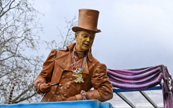 Stadtverordnetenvorsteher Dr. Gerhard Obermayr als Willy Wonka