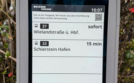 Elektronischer Fahrgastinformationssystem