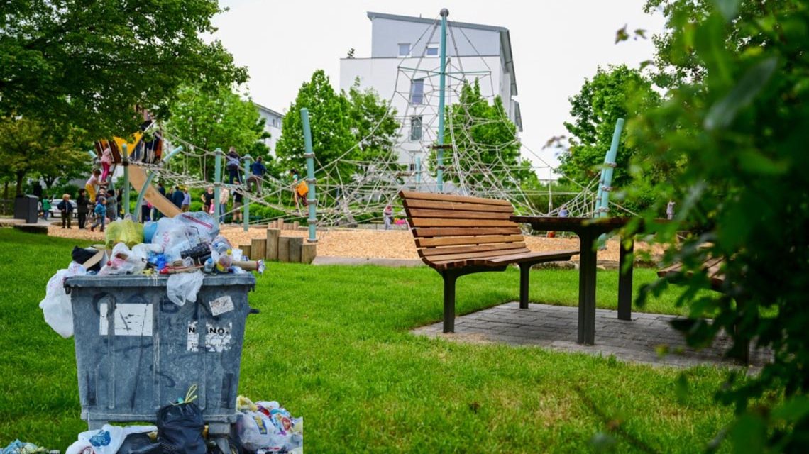 Müll, Kinderspielplatz