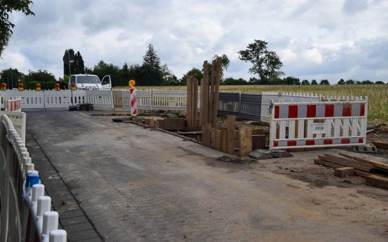 Baustelle in der Schönaustraße