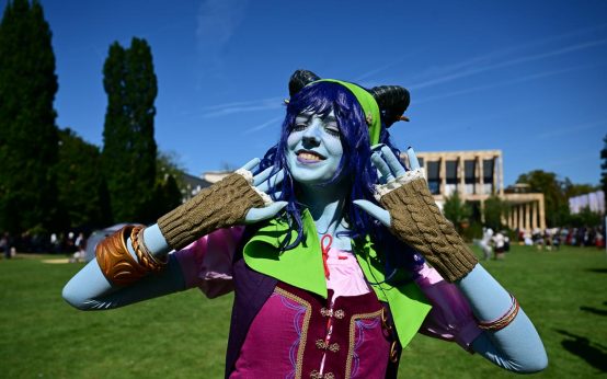 Cosplay: Critical Row aus Stuttgart angereist zur Connichio 2024 in Wiesbaden.