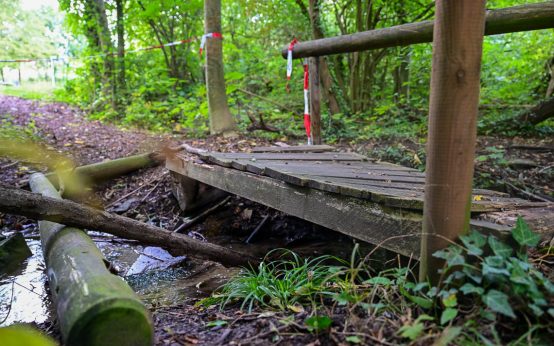 Marode Brücke Aukammtal