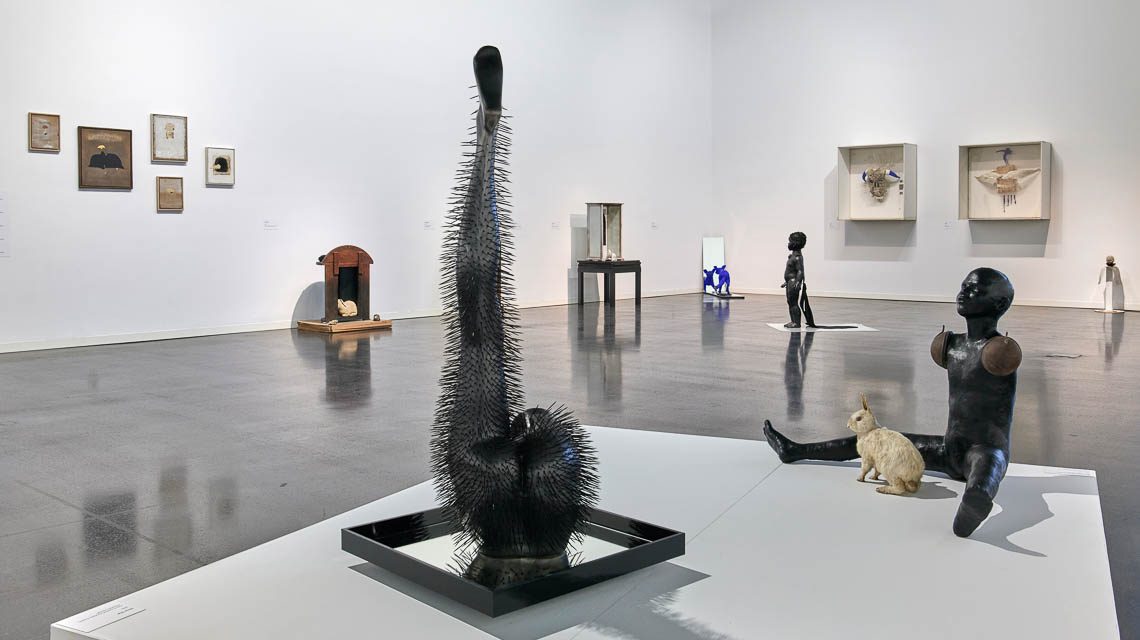 Aus der Ausstellung "Birgit Berg-Block. Von Spiegeln und Schatten im Kunsthaus Wiesbaden.