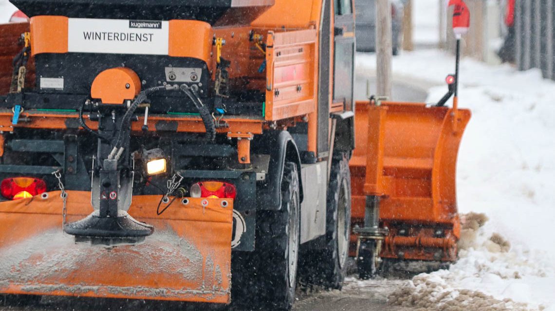 Winterdienst in der Stadt