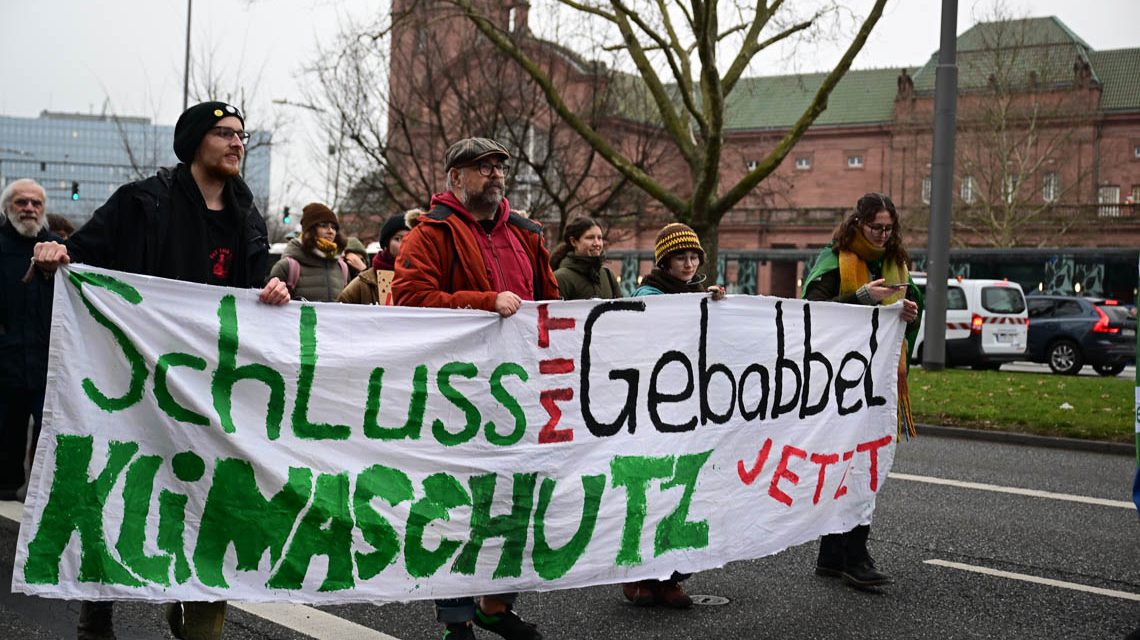Erster Protest des Jahres, Frieda for Future gehen auf die Straße