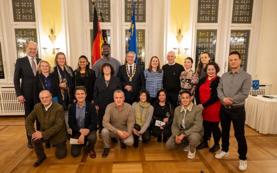 Einbürgerunfsfeier im Rathaus
