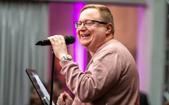 Ingo von Seemen im Theater im Palast in Wiesbaden.