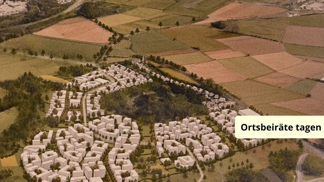 Neuer Stadtteil Ostfeld, die Planungen laufen und bewegen die Ortsbeiräte. Etwa der Standort des BKA.