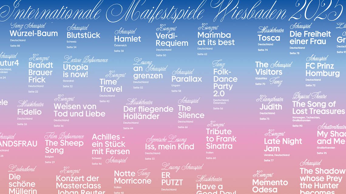Der Vorverkauf für die Internationalen Maifestspiele 2025 hat angefangen.