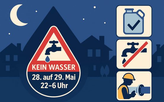 Wasserversorgung: Heßloch ohne Wasser: Was Haushalte in der Nacht beachten müssen.