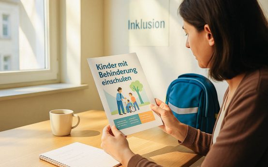 Kinder mit Behinderung einschulen: Inklusion... Einschulung ... Flyer als Ratgeber neu aufgelegt.