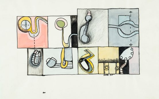 Eva Hesse Ohne Titel, 1965 Tempera und Gouache auf Papier