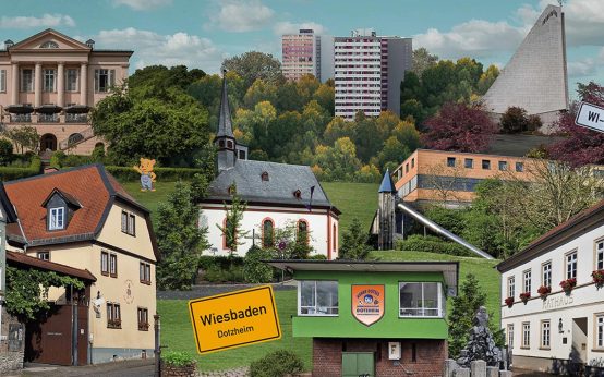 Sechs Ortsteile, ein Stadtteil: Postkarte vereint Dotzhem.