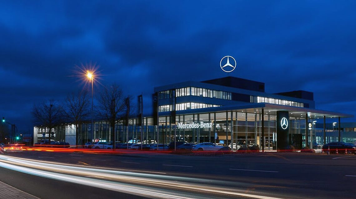 Mercedes Benz i Wiesbaden und Mainz.