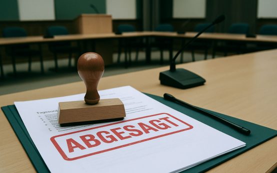 Sitzung abgesagt, Ausländerbeirat.